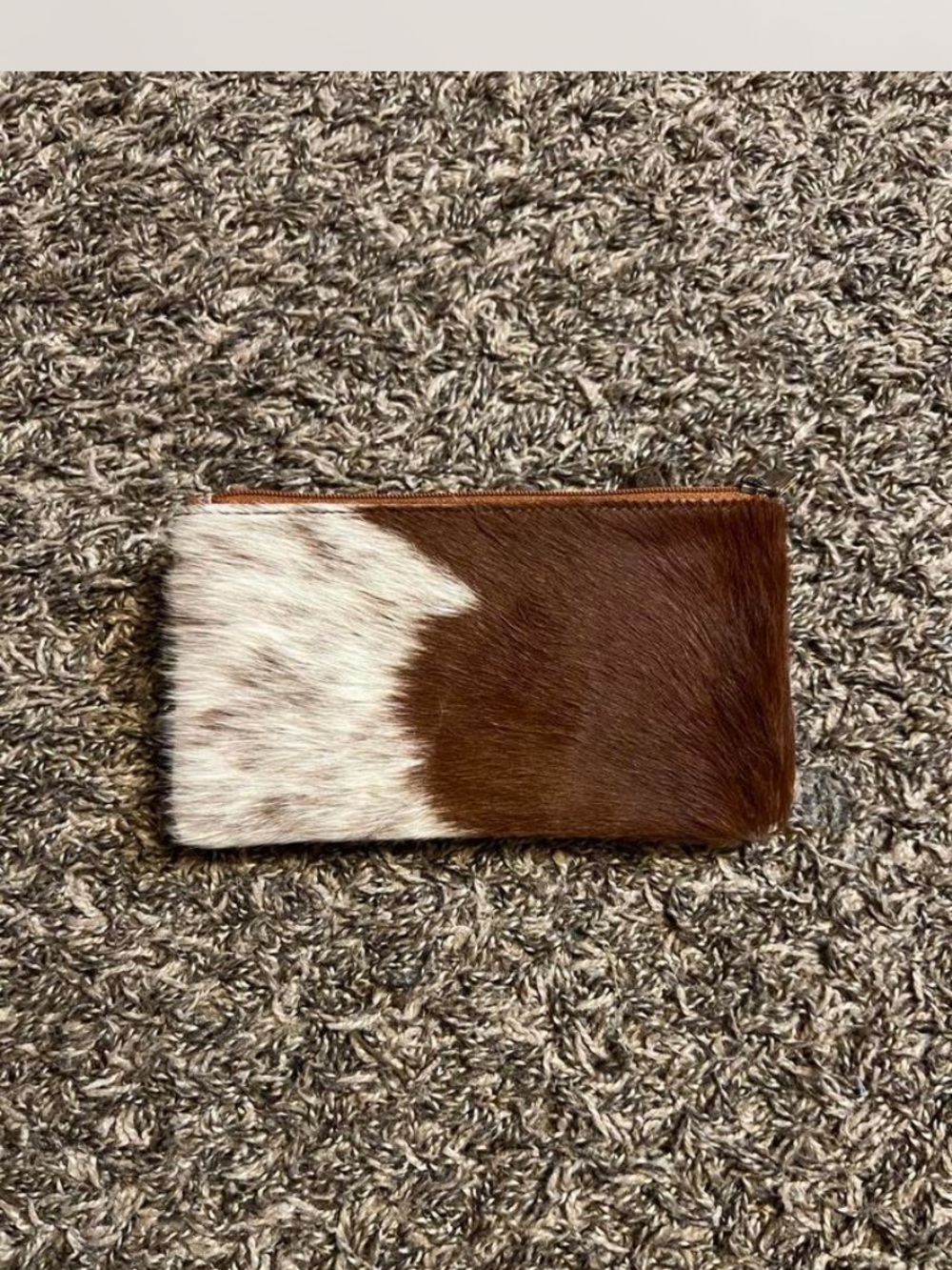 Real Cowhide Zip Wallet View 2